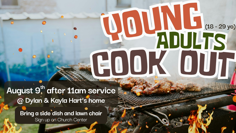 Young Adults Cook Out