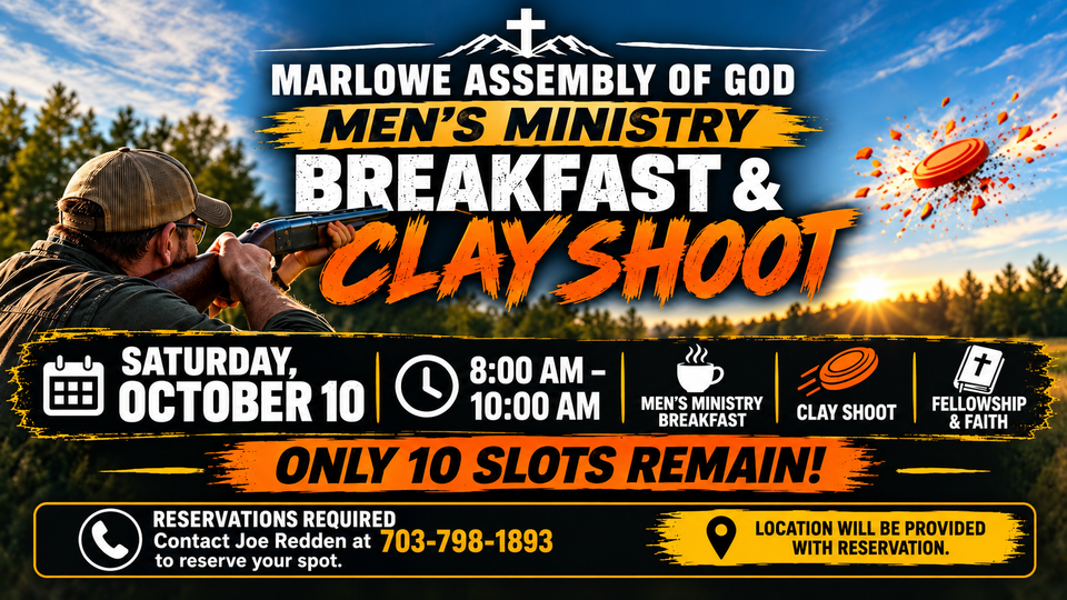 Men's Ministry Breakfast & Clay Shoot